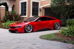 BMW i8 on Vossen Wheels (LC-108T) 2017 года